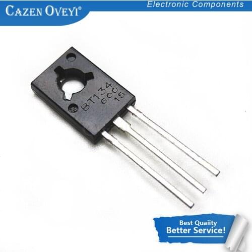 10pcs/lot BT134-600E TO-126 BT134-600 TO126 In Stock