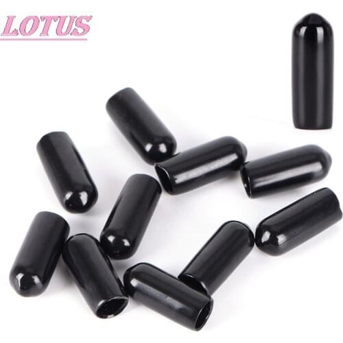 10PCS Rubber Steel Pole Tube Pipe Protecting 3-8mm End Cap PVC Plastic Cable Wire Thread Waterproof Cover Vinyl End Cap Hotsale
