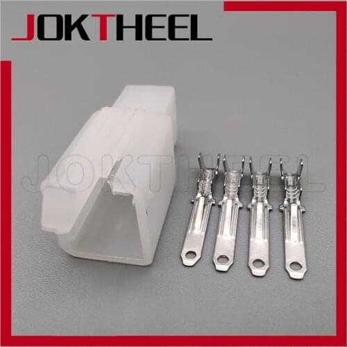 5/10/20 sets white sumitomo 2.8mm kit 4 pin way male auto electric wire harness connector motorcycle plug 6030-4991