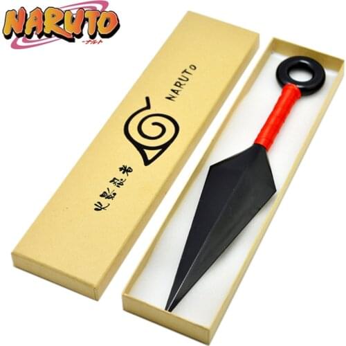 26cm/Naruto Anime Uzumaki Hatake Kakashi Akatsuki Kunai Weapons Armor Child Adult Throwing Darts Manga Accessories Model