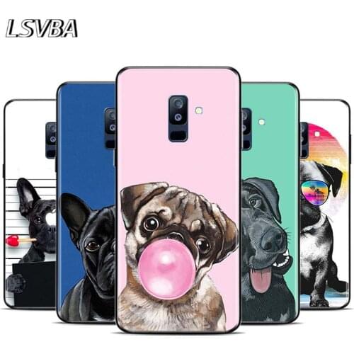 Cute Cartoon Dog For Samsung Galaxy A9 A8S A8 A7 A6S A6 A5 A3 A750 Plus 2018 2017 2016 Star Phone Case