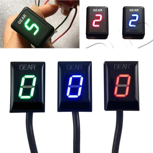 Motorcycle Digital Indicator Led Mount 1-6 Speed Gear Display for Yamaha FZ1 FZ8 FZ6 MT03 MT01 YZF R6 Fzs600 Fzs1000