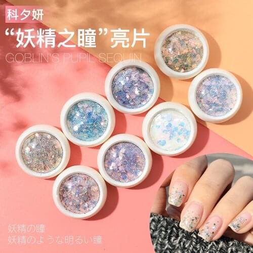 Colors Sequin Glitter Gel For Face Eye Nail Eye Shadow Diamond Glitter Shimmer Shiny Mermaid Nail Makeup No Glue Glitter