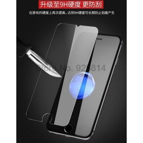 By dhl or ems 500pcs 9H Anti Blu ray Blue Eyes Care Tempered Glass Screen Protector film for iPhone 5 5S SE 6 6s 7 8 Plus X