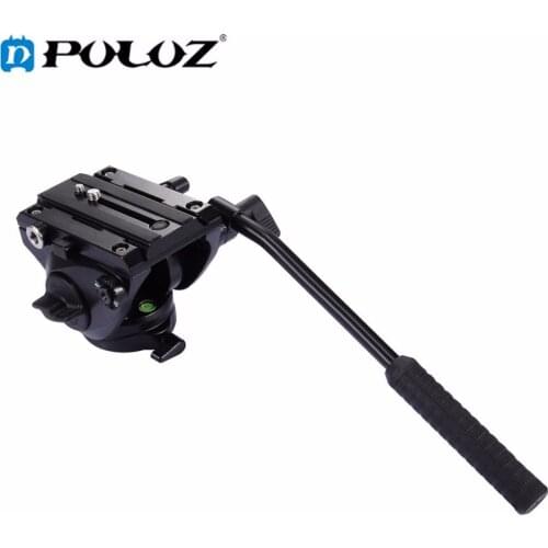 PULUZ Video Tripod Head& Quick Release Sliding Plate for DSLR Panoramic head for monopod Monod Tripod Slider Video Film Shooting