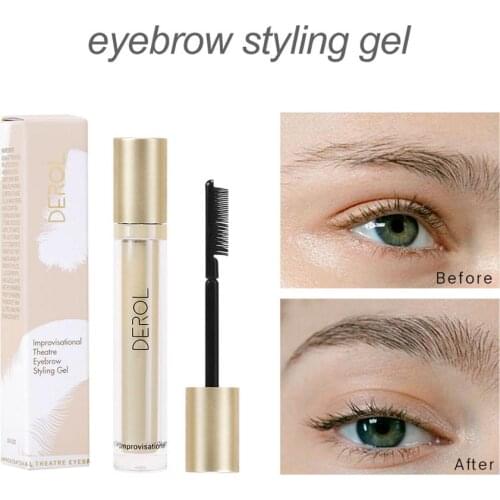 Derol brand improvisational theatre eyebrow styling gel let eyebrow color durable waterproof fixed eyebrow