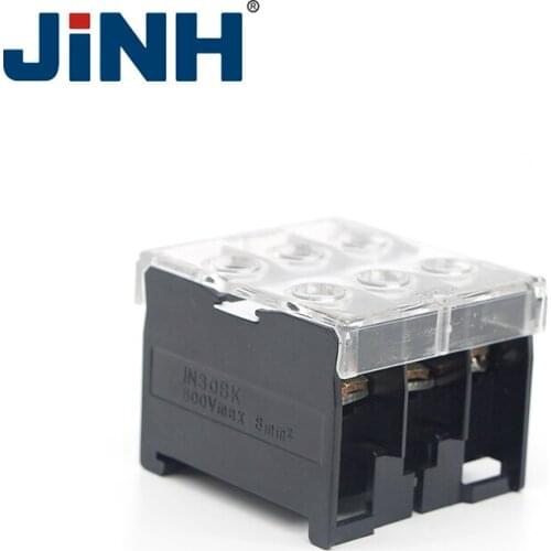 Din Plastic And Transparent Electrical Din-Rail Terminal Blocks Mount Terminal Block