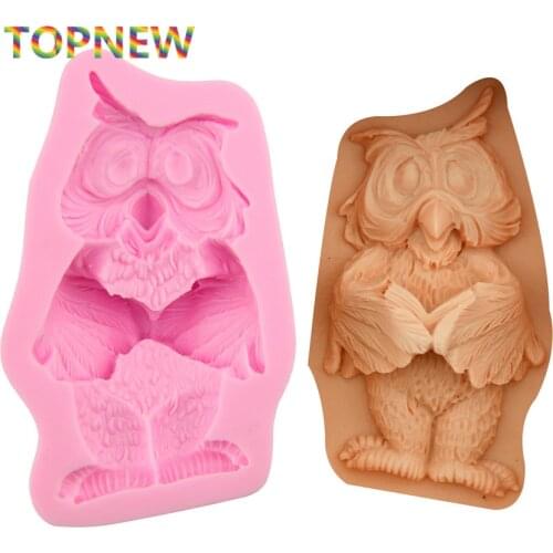 Kitchen Accessories Owl Shape Fondant Silicone Mold Cake Decoration Tools Bakeware Cooking Tools 2915