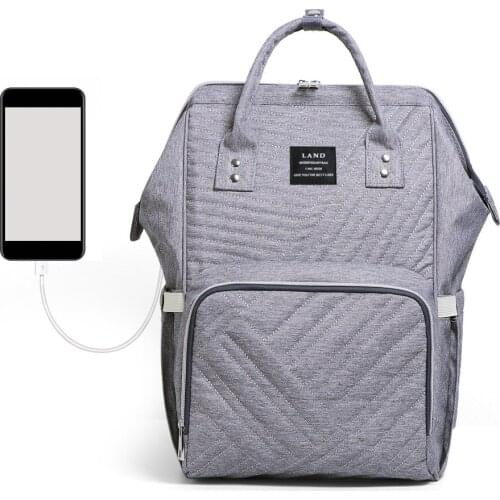 LAND Fashion Diaper Bag Backpack Large Mum Maternity Nursing Bag Travel Backpack Stroller Baby Bag Nappy Baby Care