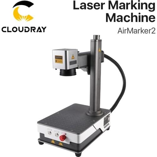 Cloudray 1064nm Laser Marking Machine AirMarker2 MAX 20W Ezcad Software Metal Ring DIY Marking Design DHL FEDEX Free Shipping