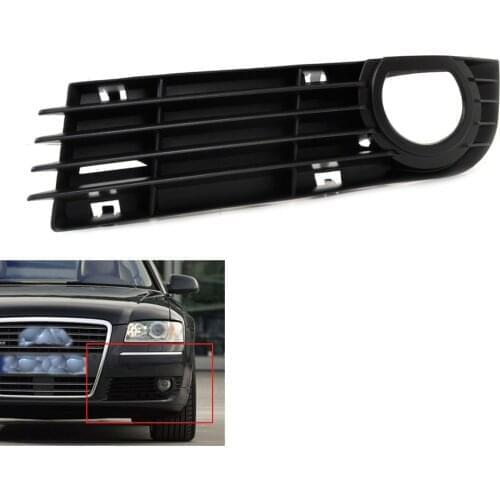 Left Driver Side Front Fog light Lamp Girll Grille For AUDI A8 Quattro D3 06-08 4E0807681AD