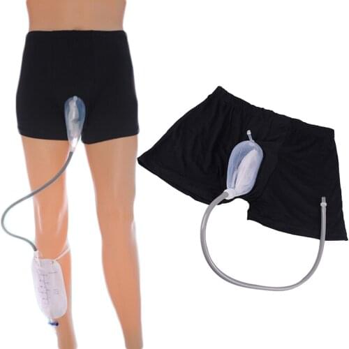 Men Urinals Latex Urine Collector Bedridden Breathable Urine Bag Urinary Incontinence for Old Men Feminine Hygiene
