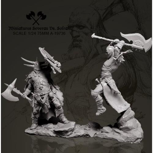 1/24 (75mm) Resin Figure Kits Soldier model self-assembled A-19737