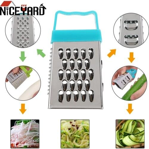 NICEYARD 7*3.5CM Mini 4 Sides Grater Fruit Vegetable Tool Multifunction Handheld Slicer Kitchen Tool Gadget