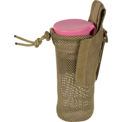 Newest Military Bottle Bag Outdoor Invisible Portable Kettle Net Pocket Sports Water Bottle Outdoor Tactical Water Battle Bag