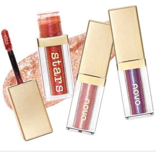 NOVO Color Diamond Liquid Eye Shadow Sparkling Water Eye Shadow Eye Shadow Liquid Suitable for Student Young Girl T1394