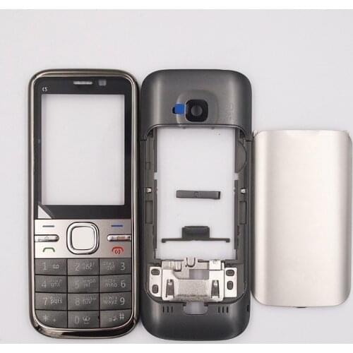BaanSam New High Quality Housing Case For Nokia C5 C5-00 With Russian Keyboard