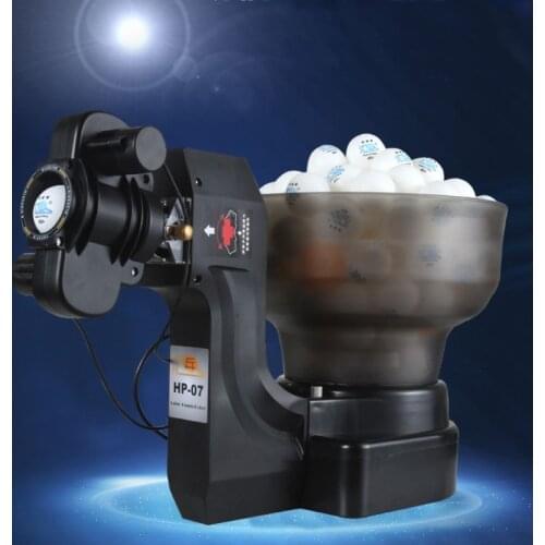 Portable Ping Pong Serving Machine Huipang HP 07 Automatic Table Tennis Training Robot Machine