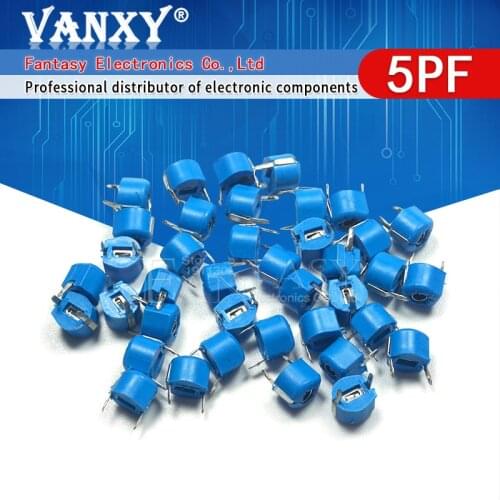 20pcs 5P 5PF 6mm JML06-1 DIP trimmer Adjustable capacitor