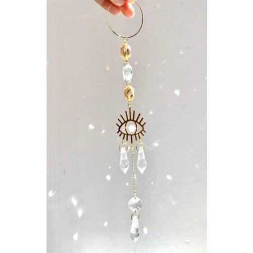 Handmade Crystal Suncatcher Prism Rainbow Maker Lightcatcher Home Protection Home Decor