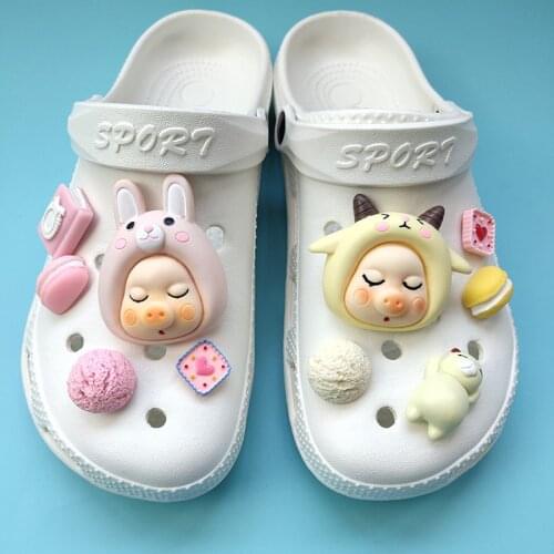 Lovely Croc Charms Funny Charms for Crocs DIY Viability Shoe Charms Creative Clogs Decorations for Shoes Bracelets Kids Gifts