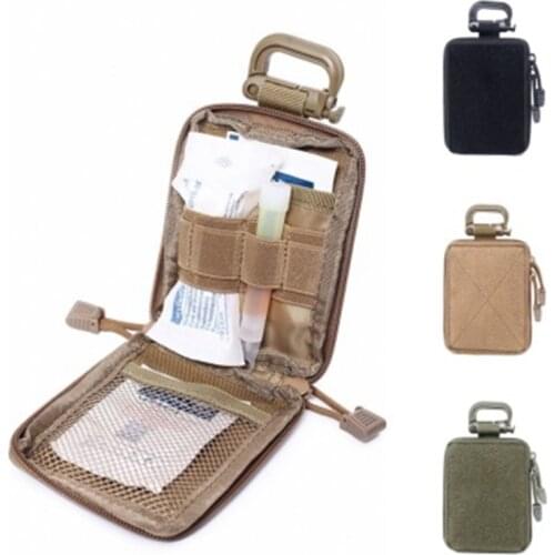 Tactical Molle EDC Pouch Range Bag Medical Organizer Pouch Military Wallet Small Bag Outdoor Hunting Accessories Vest Equipment