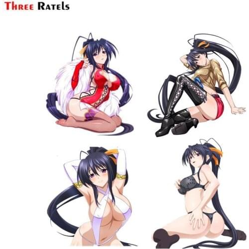 Three Ratels FC542 HIGH SCHOOL DXD Akeno Himejima High school decal anime sex girl laptop motorcycle bike CAR sticker vinyl