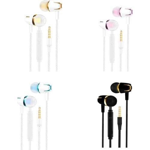 Universal In Ear Earphone Running Sports Earphone Wired Earplug Headset with Microphone for Android for IOS