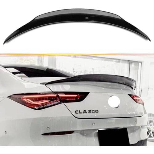 C118 Rear For Mercedes Benz CLA Class W118 2019-2020 CLA250 CLA200 CLA220 carbon fiber Spoiler Car Rear Wing Lip Trunk Spoiler