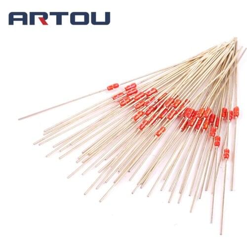 10PCS 100K NTC MF58-100K ohm Thermistor Glass type