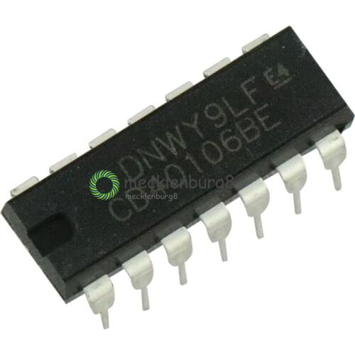10 PCS CD40106BE DIP14 CD40106 DIP 40106BE DIP-14 new and original IC