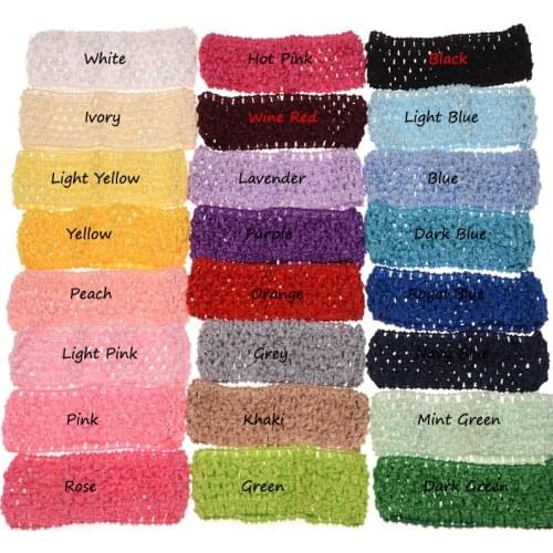 12PCS Knit Headband Hair Elastic Band Hair Accessory Hollow out Hairband Fashion Headwear