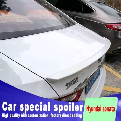 2011 2012 2013 2014 2015 for hyundai sonata spoiler rear trunk roof wing spoiler ABS material high quality by primer