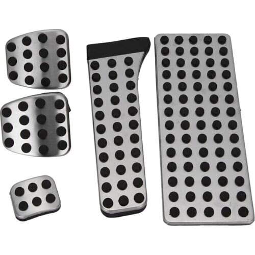 NEW-5PC Car Pedal Cover Accessories with Footrest for Mercedes Benz W203 W222 W213 W205 W204 W211 W212 W210 X204 W218