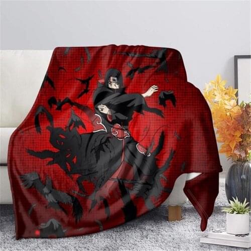 Anime Uzumaki Flannel Soft Warm Blanket Cute Kid Bedding Bed Cover Sofa Bed Couch Travel Office Cartoons Blanket Drop Shipping