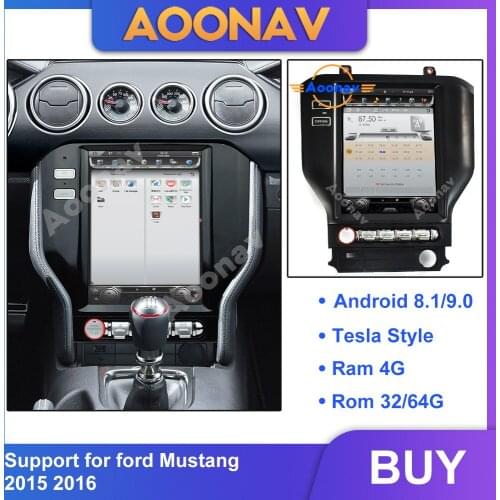 2din Android car auto radio multimedia player for ford Mustang 2015 2016 car stereo autoradio GPS navigation vertical screen