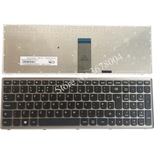 UK Laptop keyboard for Lenovo Ideapad Z710 U510 UK keyboard no Backlight
