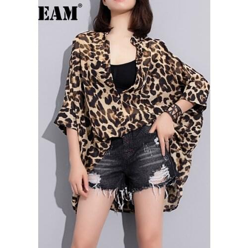Леопардовые блузки EAM China At AliExpress
