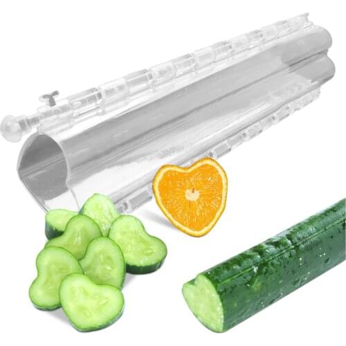 Heart Fruit Shaper Tube Molds Cucumber Shaping Mold Garden Vegetable Growth Forming Mould Tool Transparent Garden Nursery Pot