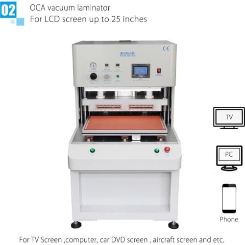 Jiutu 25 inch Big COF OCF SCA Laminator Machine For TV Screen ,Computer, Car DVD Screen , Aircraft Screen Lamination Customized