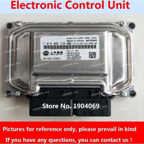 Engine Computer Board F01R00DCD9 F01RB0DCD9 AN10312964 ME17 ECU F01R00DM31 AN10198697 AN10214275 F01RB0DM31 For SAIC Roewe Car