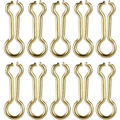 200PCS Brass Sinker Wire Eye Pesca Carp Fishing Saltwater Steel Alloy for DO-IT Molds Sinker Wire Eye