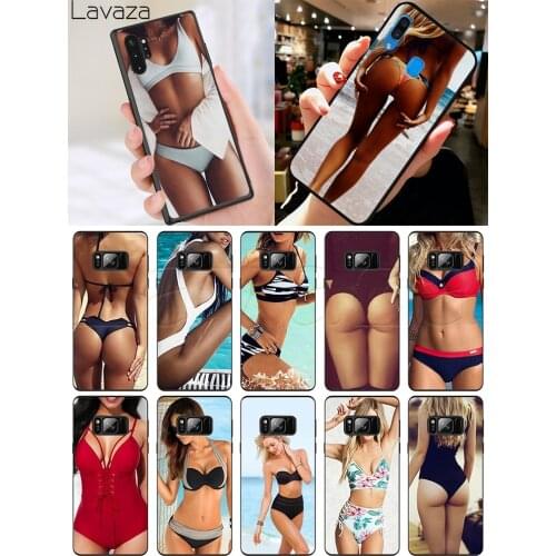 Lavaza sexy lady Red lips hot girl Soft Silicone Case for Samsung S6 S7 Edge S8 S9 S10 Note 8 9 10 Plus