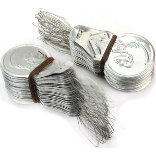 40 Pcs/Lot Bow Wire Needle Threader Stitch Insertion Machine Hand Sewing Thread Leading Tool Aluminum Products E11536