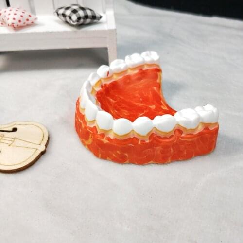 QT0272 PRZY Silicone Mold Gums Soap Molds Denture Soap Mold Gypsum Chocolate Candle Molds Soap Mould Clay Resin Eco-friendly