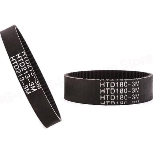 3pc Pitch 3mm Timing Belt Width 10mm HTD 3M Closed Rubber Drive Belts Perimeter 171 174 177 180 183 186 189 192 195 198 201mm