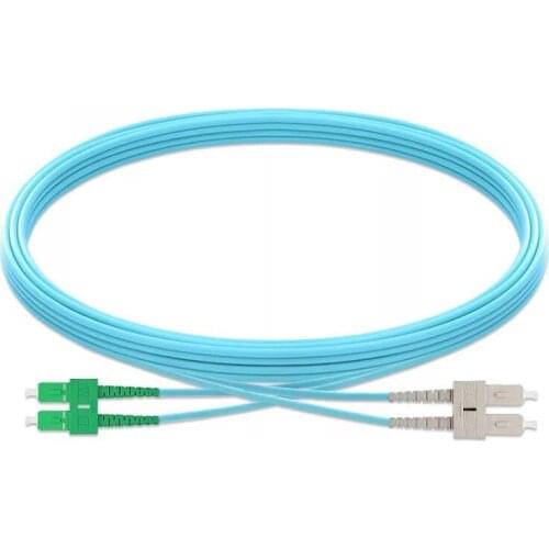 SC/UPC-SC/APC Multi-Mode OM3 Fiber Cable Multimode Duplex Fiber Optical Jumper Patch Cord 3M 5M 10M 25m