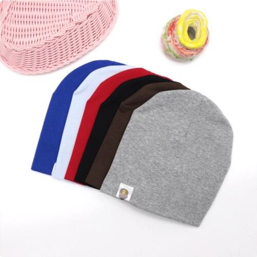 New Baby Girls Boys Autumn Hat Toddler Street Dance Hip Hop Hat Winter Cotton Scarf Cap Warm Solid Color Children Spring Hats