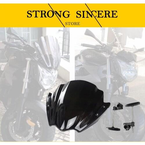 Motorcycle Street Bike Windshield WindScreen For Ducati Diavel Carbon AMG Strada Streetfighter 848 Hypermotard 1100 EVO SP