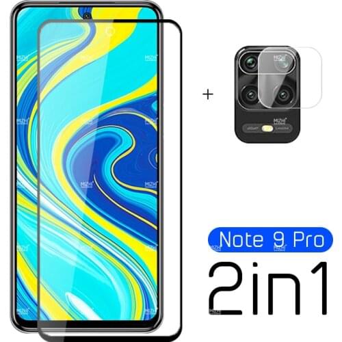 2in1 Protective Glass For Xiaomi Redmi Note 9 Pro Camera Lens Screen Protector Tempered Glas On Xiomi Redmi Note 9Pro Note9 Pro